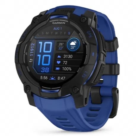 Instinct 3 45mm Amoled Black/Bolt blue [010-02936-03]